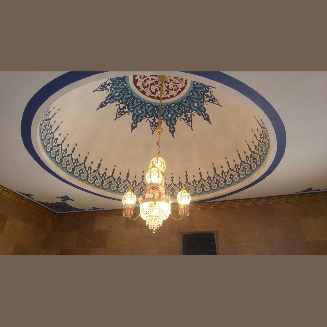 Kandilli kristal cami avizesi